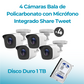 Kit Cctv Hilook 1080p 4 Cámaras Tipo Bala Micrófono Integrado + Disco Duro HL1080PS-1TB Hilook HL1080PS-1TB