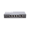 Switch Administrable PoE con 5 puertos Gigabit, 4 PoE 802.3af/at, gestión gratuita desde la nube, 54w
