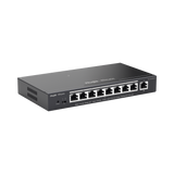 Switch Administrable 8 Puertos PoE+ 802.3af/at Gigabit, gestión gratuita desde la nube, 120w