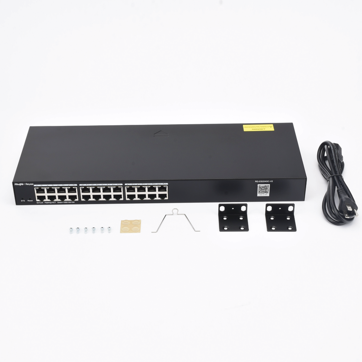 Switch Administrable 24 puertos Gigabit, gestión gratuita desde la nube.