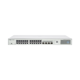 Switch Administrable L2 PoE+ hasta 370W, 24 Puertos Eth 1G, 4 puertos SFP 1G, Administración Remota en la Nube.
