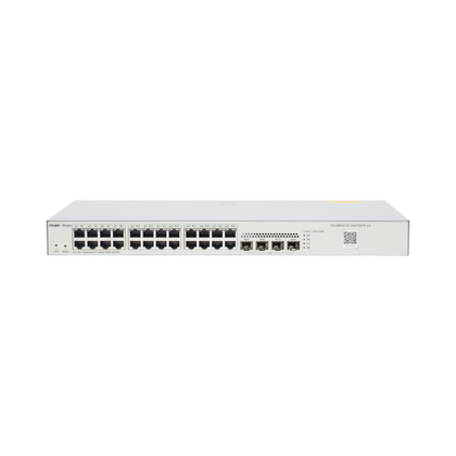 Switch Administrable L2, 24 Puertos Eth 1G, 4 puertos SFP 1G, Administración Remota en la Nube.