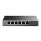 Switch PoE no Administrable de escritorio 6 puertos 10/100 Mbps, 4 puertos PoE, 67 W