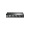 Switch PoE+ No Administrable / De Escritorio 8 puertos 10/100 Mbps / 4 puertos PoE af/at Inteligente / Presupuesto 66 W / Hasta 250 metros