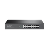 Switch no administrable de 16 puertos 10/100 Mbps de escritorio y para montaje en rack