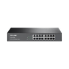 Switch no administrable de 16 puertos 10/100 Mbps de escritorio y para montaje en rack