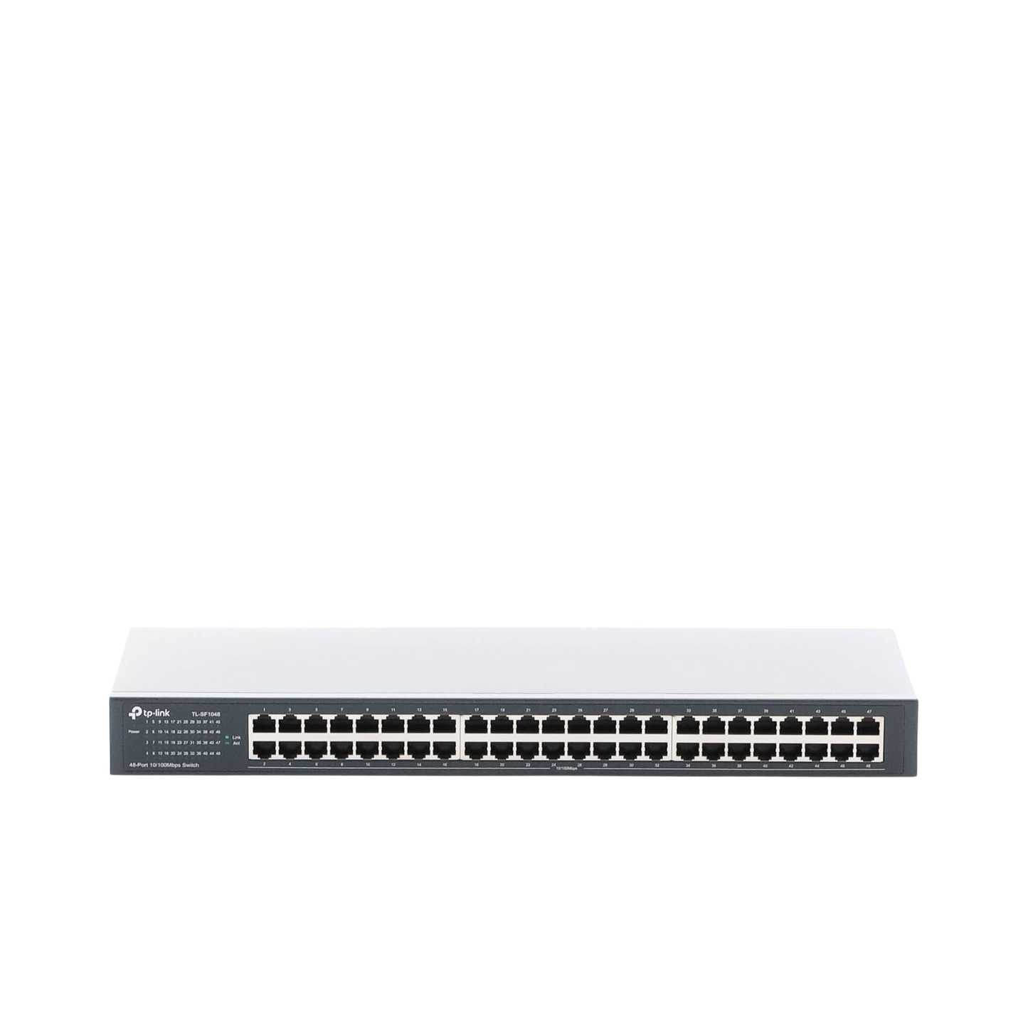 Switch no administrable de 48 puertos 10/100 Mbps para montaje en rack