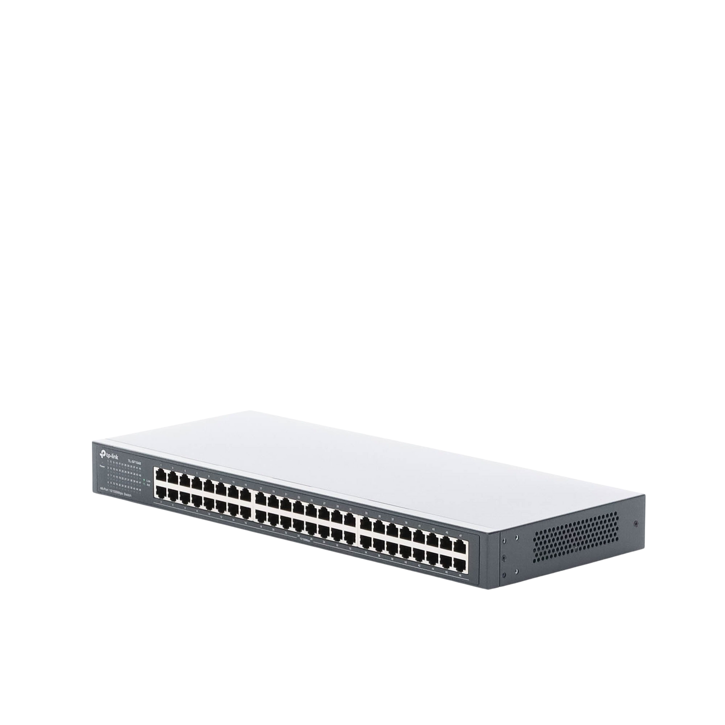 Switch no administrable de 48 puertos 10/100 Mbps para montaje en rack