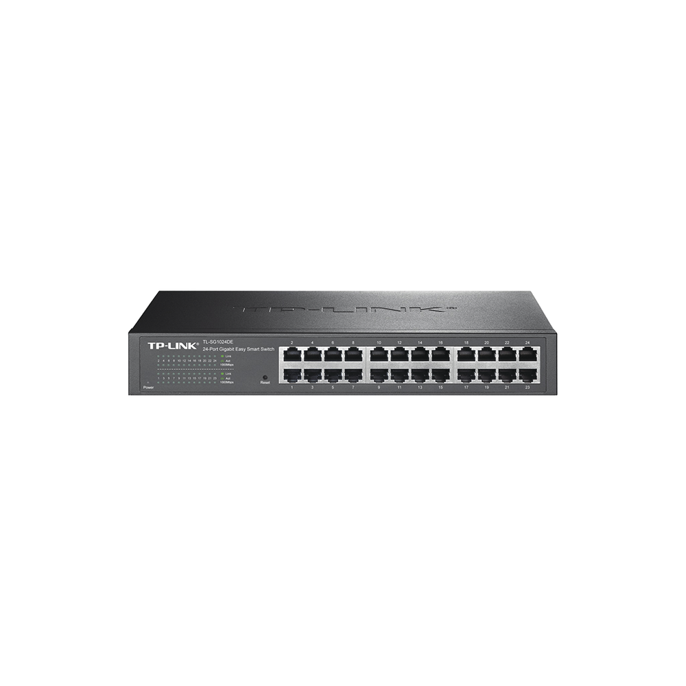 Switch Gigabit no administrable de 24 puertos 10/100/1000 Mbps para escritorio/rack