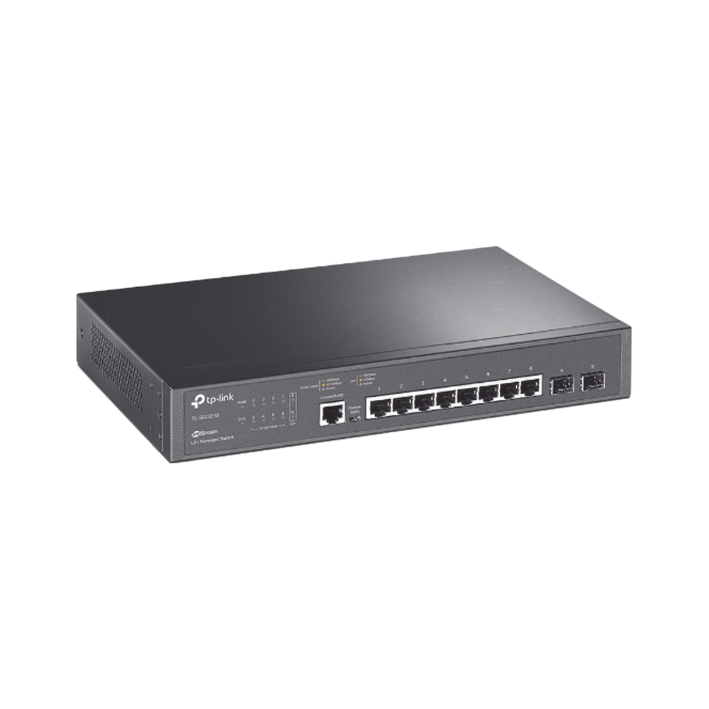 TP link Switch JetStream SDN Administrable 8 puertos 10/100/1000 Mbps + 2 puertos TL-SG3210