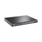 Switch L2+ Omada PoE+ / 24 Puertos PoE+ 10/100/1000 Mbps / 4 Puertos SFP 1G / 2 Puertos Consola (RJ45 y microUSB) / Administración Centralizada Omada o Stand-Alone / Multicast IGMP / Calidad de Servicio / Presupuesto PoE 384W / Montaje en Rack