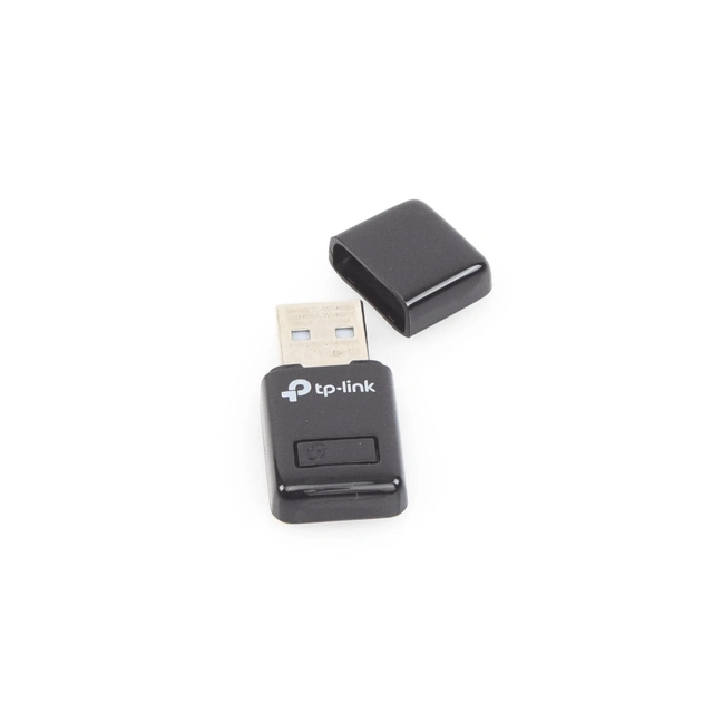 Mini Adaptador USB inalámbrico N 300 Mbps 2.4 GHz con 1 antena interna