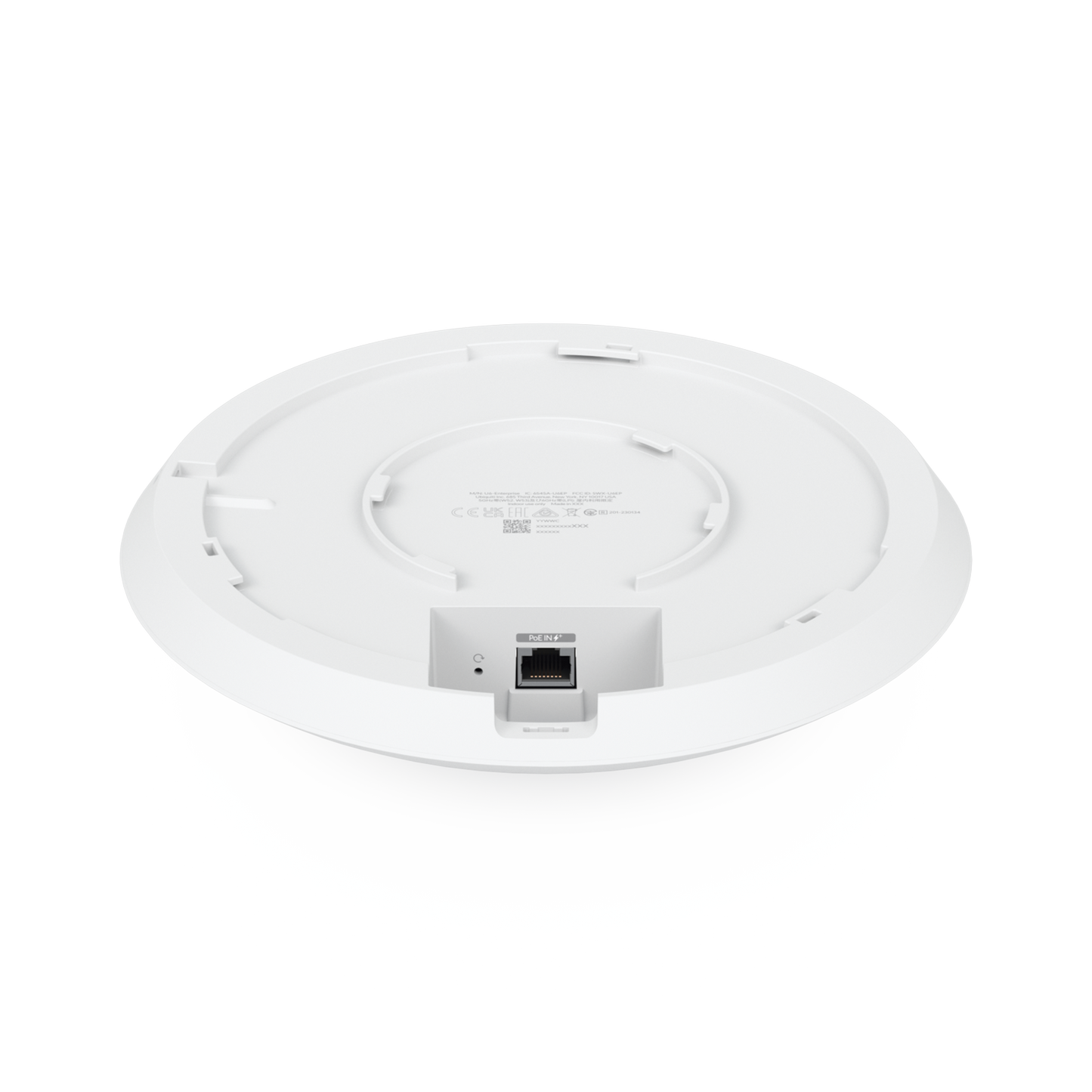 Punto de Acceso UniFi WiFi 6E Enterprise, alta densidad, hasta 600 usuarios, Mu-MIMO 4x4, bandas 2.4/5/6 Ghz, (1) puerto RJ45 2.5G (POE+ no incluido)