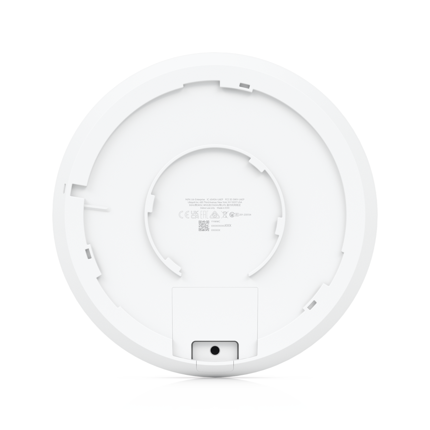 Punto de Acceso UniFi WiFi 6E Enterprise, alta densidad, hasta 600 usuarios, Mu-MIMO 4x4, bandas 2.4/5/6 Ghz, (1) puerto RJ45 2.5G (POE+ no incluido)
