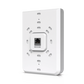 Access Point UniFi U6 In Wall/Montaje p/pared, WIFI 6 2.4 Y 5 Ghz, hasta 5.3 Gbps, 1 pto PoE In, 4 ptos secundarios (1 PoE Out)