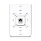 Access Point UniFi U6 In Wall/Montaje p/pared, WIFI 6 2.4 Y 5 Ghz, hasta 5.3 Gbps, 1 pto PoE In, 4 ptos secundarios (1 PoE Out)
