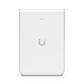 Access Point UniFi U6 In Wall/Montaje p/pared, WIFI 6 2.4 Y 5 Ghz, hasta 5.3 Gbps, 1 pto PoE In, 4 ptos secundarios (1 PoE Out)