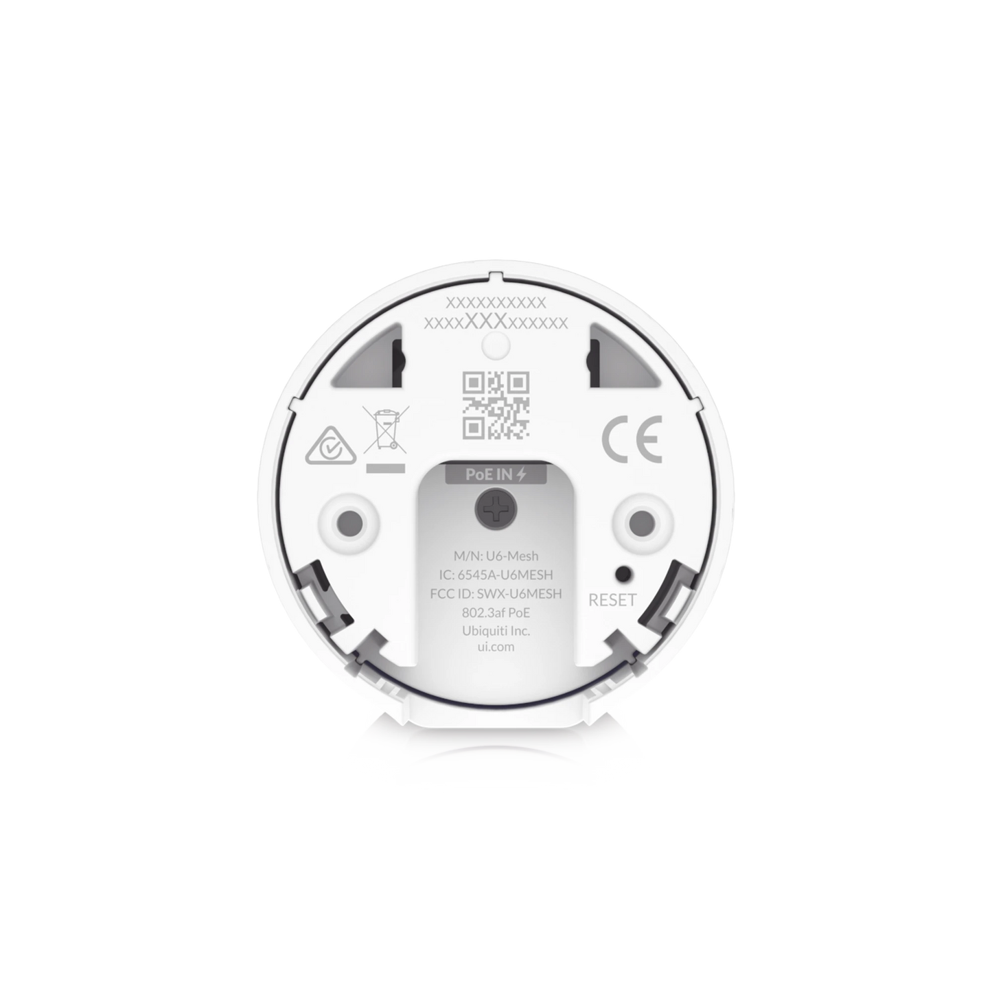 Punto de Acceso UniFi WiFi 6 Mesh, para interior/exterior, doble banda, 5 GHz (4x4 MU-MIMO y OFDMA) / 2.4 GHz (2x2 MIMO)