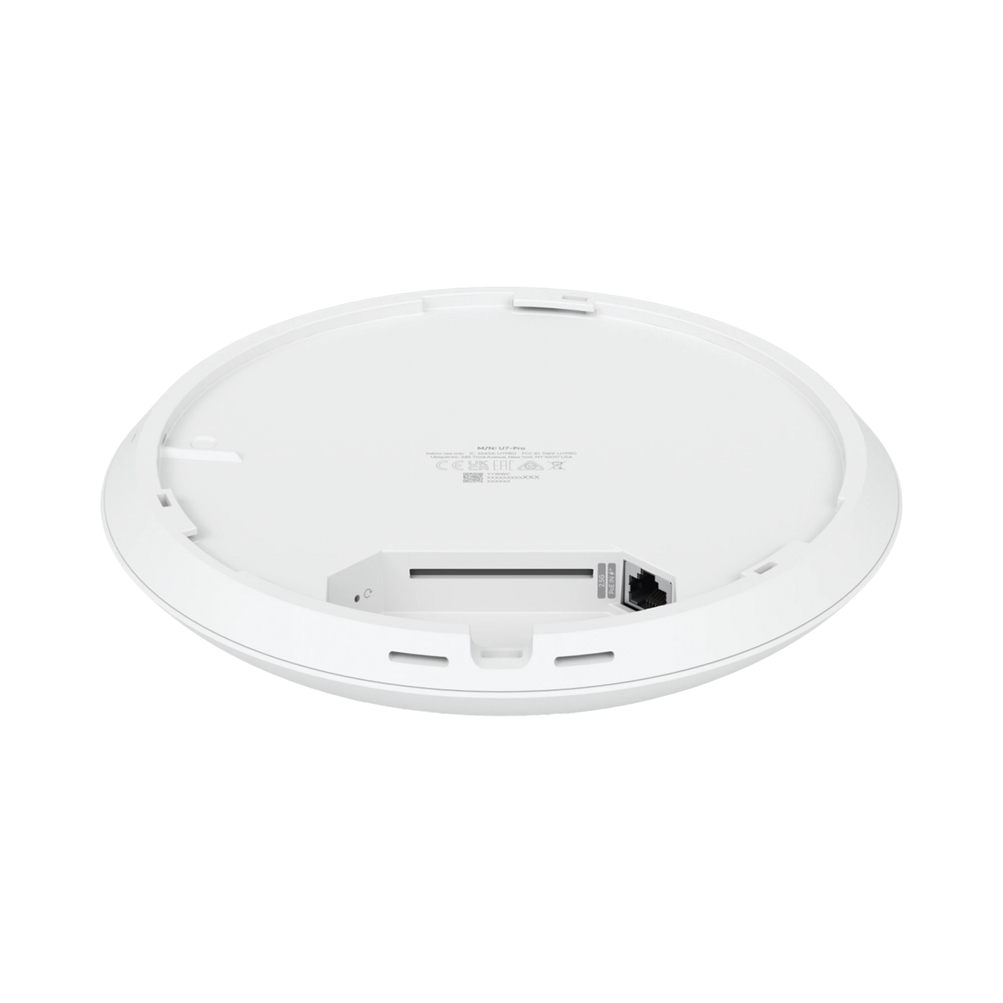 Access Point UniFi WiFi 7 Pro  Soporta 6 GHz / para Interior en Techo o Pared / 6 streams / MU-MIMO 2x2 en cada banda (2.4/5/6 GHz) / Multi-Link Operation /  Puerto 2.5 GbE. NO incluye POE+