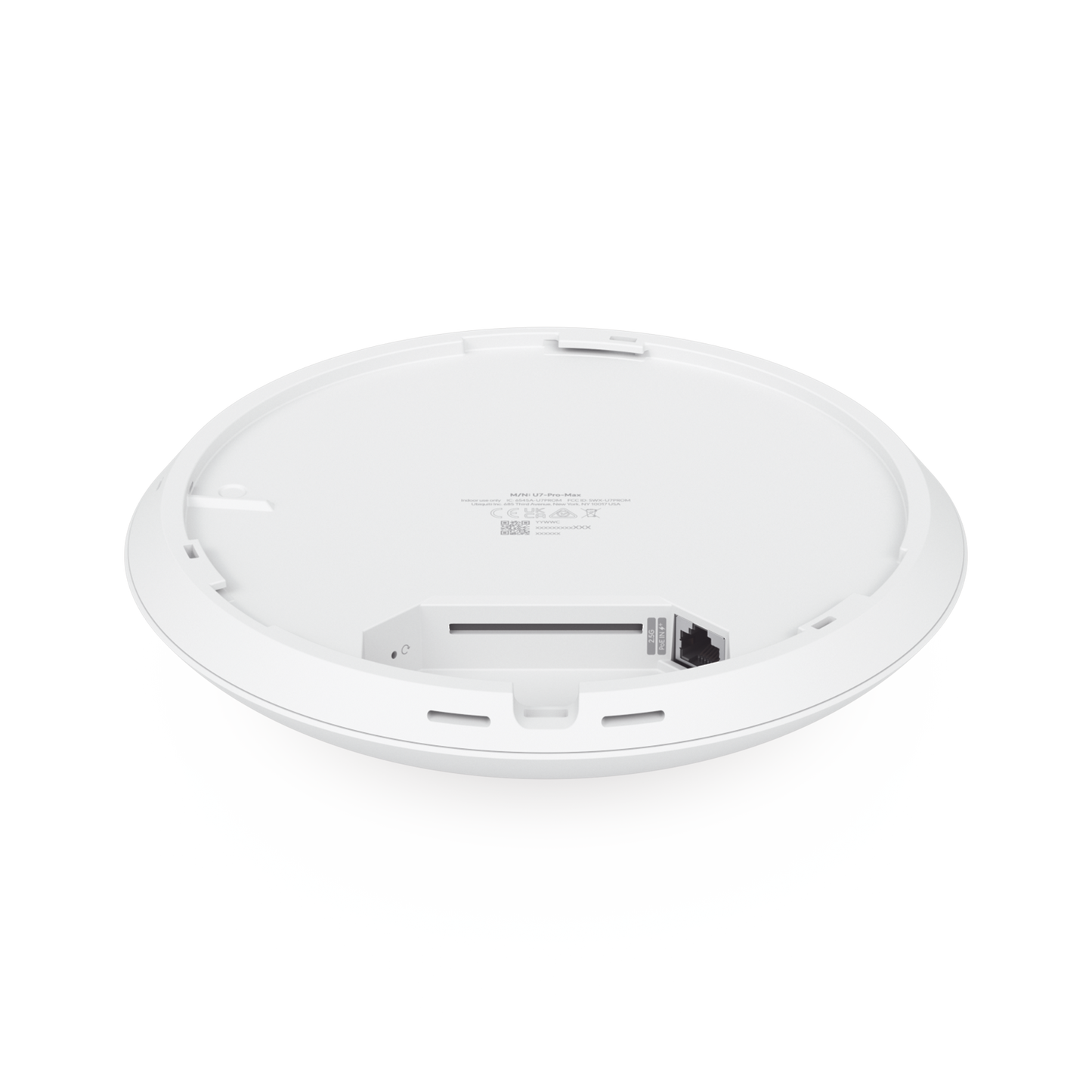 Access Point UniFi U7 Pro Max con 8 streams espaciales / para Techo o Pared / Tribanda (2.4/5/6GHz) / Radio Dedicado a Escaneo