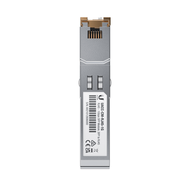 UFiber Módulo de fibra SFP convertidor a cobre RJ45 10/100/1000 Mbps, distancia hasta 100 m