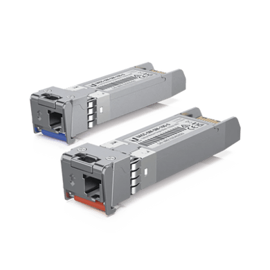 UFiber Módulo SFP+, transceptor MiniGibic MonoModo 10 Gbps, distancia 10 km, un conector LC. Incluye 2 piezas