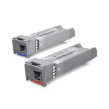 UFiber Módulo SFP+, transceptor MiniGibic MonoModo 10 Gbps, distancia 10 km, un conector LC. Incluye 2 piezas