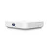 UniFi Cloud Gateway MAX, Router con todos los servicios UniFi, administra hasta 30 dispositivos UniFi y 300 clientes. 1 pto WAN 2.5G, 4 pts LAN 1G (uno configurable como WAN), seguridad IDS/IPS, VPN, bloqueo de apps/URLs, 512 GB memoria interna