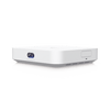 UniFi Cloud Gateway MAX, Router con todos los servicios UniFi, administra hasta 30 dispositivos UniFi y 300 clientes. 1 pto WAN 2.5G, 4 pts LAN 1G (uno configurable como WAN), seguridad IDS/IPS, VPN, bloqueo de apps/URLs, 512 GB memoria interna