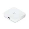UniFi Cloud Gateway, Router multiWAN para balanceo/failover / Integra UniFi Network para administrar hasta 30 dispositivos UniFi, (1) puerto WAN 1/2.5 GbE y (4) puertos LAN GbE