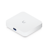 UniFi Cloud Gateway, Router multiWAN para balanceo/failover / Integra UniFi Network para administrar hasta 30 dispositivos UniFi, (1) puerto WAN 1/2.5 GbE y (4) puertos LAN GbE