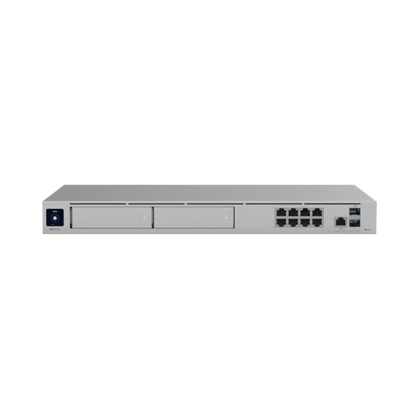 UniFi Dream Machine Pro Max UDM-Pro Max | Cloud Gateway Empresarial 5 Gbps con VPN, IDS/IPS y 2 Bahías para HDD