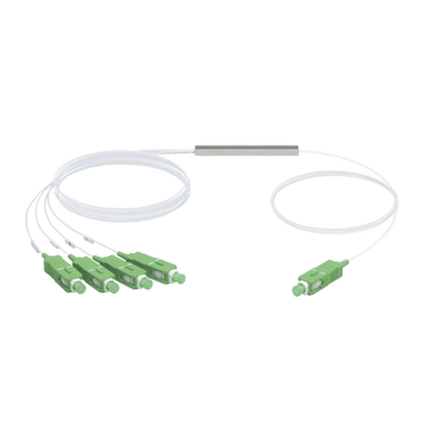 UFiber Splitter (Divisor Óptico) PLC 1 x 4, con conectores SC/APC