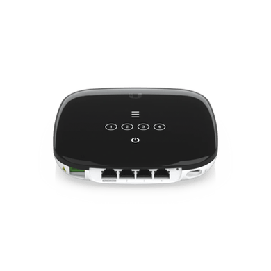 UFiber WiFi 6 GPON CPE con WiFi 802.11ax + 4 puertos GbE LAN y 1 puerto GPON WAN