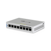 Switch UniFi Administrable capa 2 de 8 puertos Gigabit (4 Puertos Gigabit PoE 802.3af y 4 puertos Gigabit ethernet) 60W