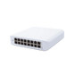 Switch UniFi Lite Administrable PoE de 16 Puertos 10/100/1000 Mbps (8 puertos 802.3af/at), 45 W