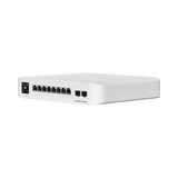 Switch UniFi Pro 8 PoE Administrable Capa 3, 8 puertos GbE / (6) puertos POE+ af/at y (2) puertos POE++ 802.3bt / (2) puertos SFP+ 10G / 120W de presupuesto POE