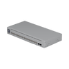 UniFi Switch Pro Max 16 PoE con funciones Capa 3, 16 puertos EtherLight RGB / (4) puertos 2.5 GbE POE++ y (12) puertos GbE POE+ /(2) puertos SFP+ 10G /con pantalla táctil informativa, hasta 180W de presupuesto POE