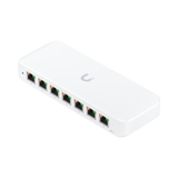 UniFi Switch Ultra Administrable 8 puertos GbE / (1) puerto POE++ IN y (7) puertos POE+/ Wattaje depende de fuente o POE IN, hasta 42W, No incluye fuente/inyector