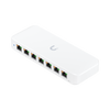 UniFi Switch Ultra Administrable 8 puertos GbE / (1) puerto POE++ IN y (7) puertos POE+/ Wattaje depende de fuente o POE IN, hasta 42W, No incluye fuente/inyector
