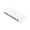 UniFi Switch Ultra 210W Administrable / 8 puertos GbE / (1) puerto POE++ IN opcional y (7) puertos POE+/ Wattaje depende de fuente o POE IN / Incluye fuente AC hasta 202W para POE