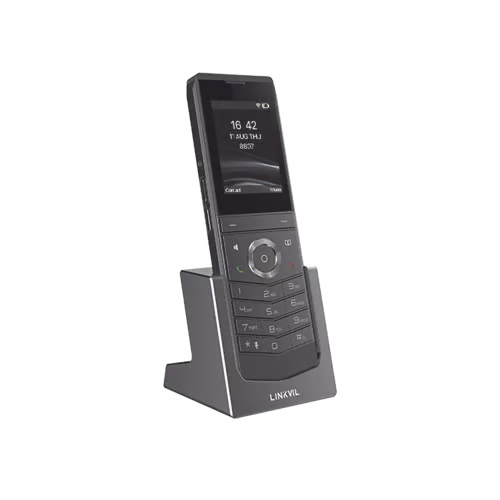 Teléfono IP Wi-Fi Portátil W611W | Inalámbrico, Resistente y Moderno para Comunicación Empresarial