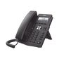 Teléfono IP empresarial para 2 lineas SIP con pantalla LCD, Códec Opus, conferencia de 3 vías, PoE.