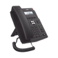 Teléfono IP empresarial para 2 lineas SIP con pantalla LCD, Códec Opus, conferencia de 3 vías, PoE.