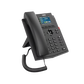 Teléfono IP empresarial para 4 líneas SIP con pantalla LCD de 2.4 pulgadas a color, Opus y conferencia de 3 vías, PoE.