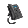 Teléfono IP empresarial para 4 líneas SIP con pantalla LCD de 2.4 pulgadas a color, Opus y conferencia de 3 vías, PoE.
