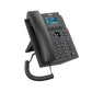 Teléfono IP Wi-Fi empresarial para 4 líneas SIP con pantalla LCD de 2.4 pulgadas a color, Opus y conferencia de 3 vías, PoE.