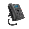 Teléfono IP Wi-Fi empresarial para 4 líneas SIP con pantalla LCD de 2.4 pulgadas a color, Opus y conferencia de 3 vías, PoE.