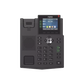 Teléfono IP Empresarial con Estándares Europeos, 6 lineas SIP con pantalla LCD a color, puertos Gigabit, IPv6, Opus y conferencia de 3 vías, PoE/DC