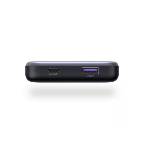 Power Bank 10000mAh Ultradelgado con Carga Rápida UGREEN 20W PD USB-C y USB-A 22.5W | Pantalla Digital | Batería de Litio